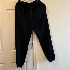 Black Jogger Sweatpants